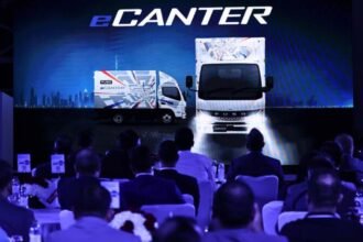 Al Habtoor Unveils Fuso eCanter for UAE Logistics